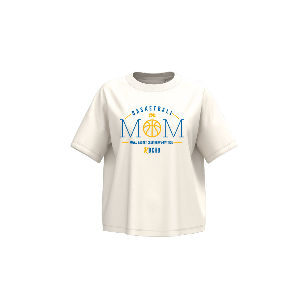 T-shirt écoresponsable oversize femme - RBCHB MOM